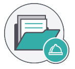 icona database attrarre clienti ristorante newsletter