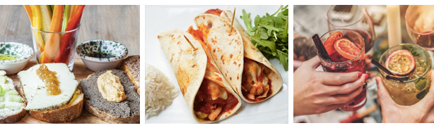 ideas brunch burrito mocktail y tostadas 