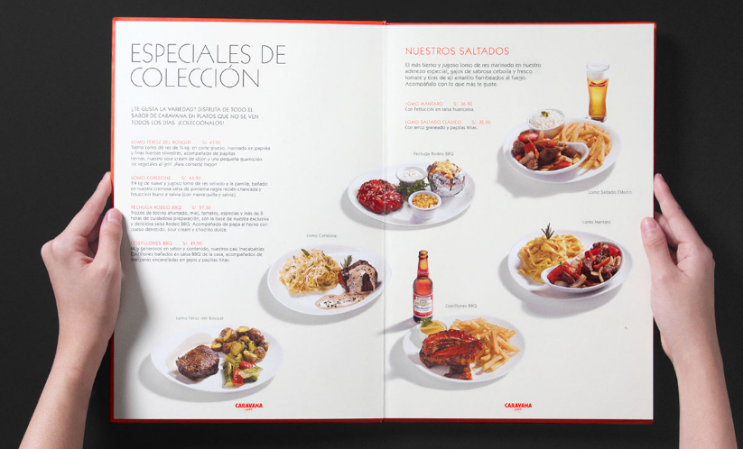 ElTenedor - marketing para restaurantes carta del restaurante Caravana