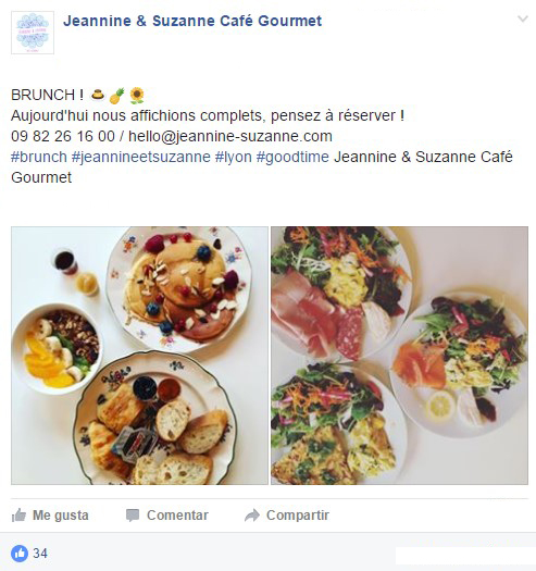 ElTenedor- Atraer clientes cofreciendo Brunch - Jeannine &amp; Suzanne Café Gourmet Lyon