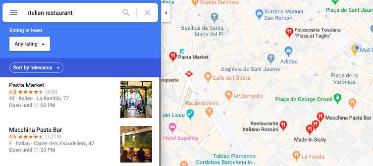 LaFourchette TheFork Google Maps restaurant : comment faire apparaître votre restaurant