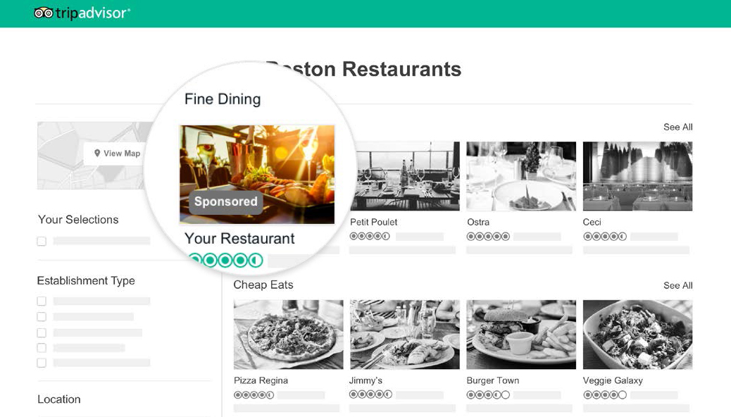 TheFork - TripAdvisor ads