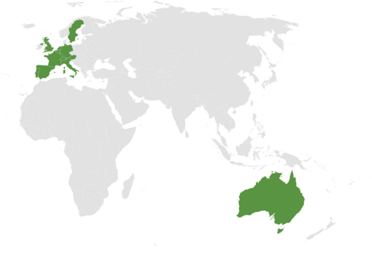Map TF Countries
