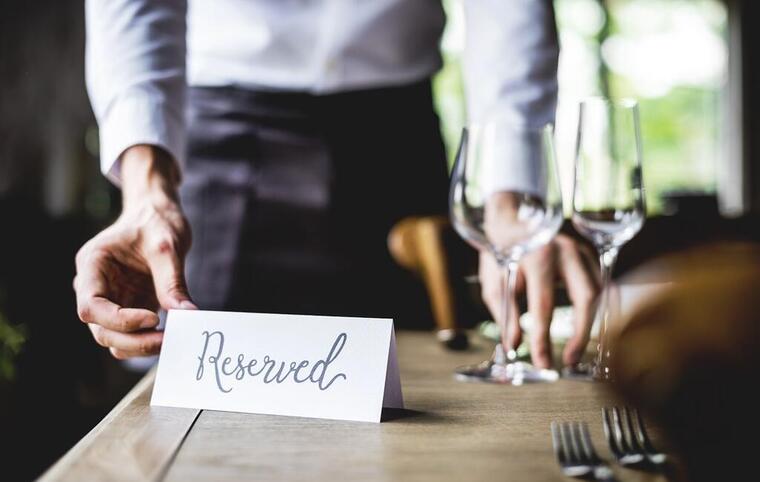 Reserved table
