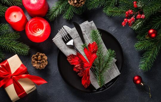 Encha o seu restaurante com um menu atrativo para o Natal