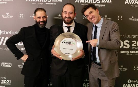 Il ristorante Opera ha vinto i TheFork Restaurants Awards