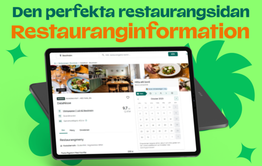 Restaurant page info