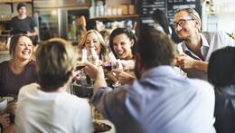 abrindo o restaurante já com clientes