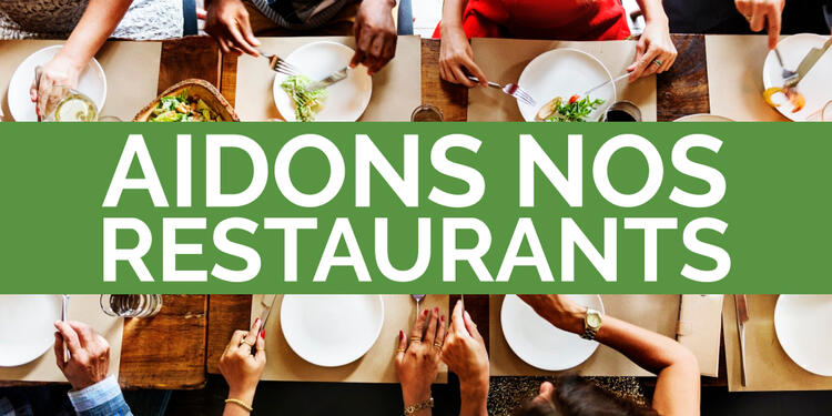 Aidons nos restaurants