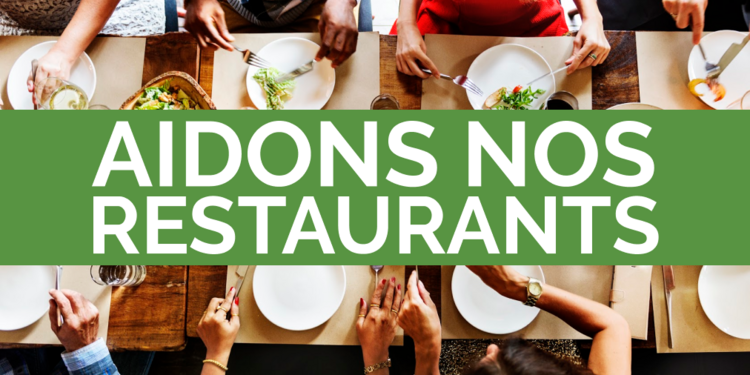 Visuel Aidons Nos Restaurants 