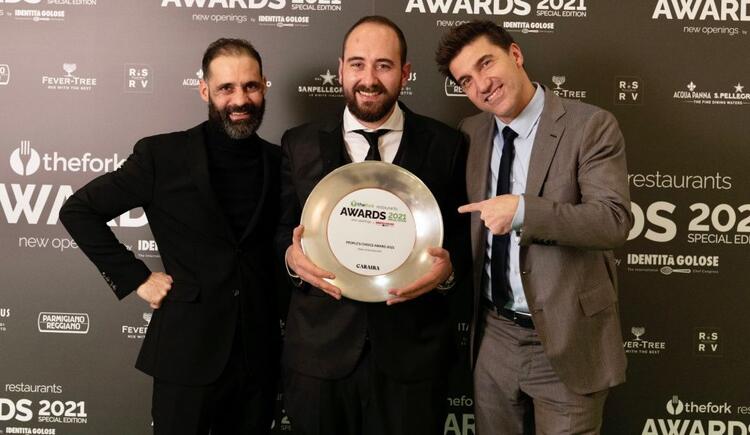 Il ristorante Opera ha vinto i TheFork Restaurants Awards