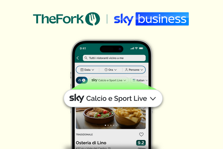 Partnership tra Sky e TheFork